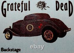 Grateful Dead Backstage Pass 1984 Classic Car Vintage Auto Hot Rod Bertha Blank