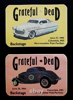 Grateful Dead Backstage Pass Merriweather Post Maryland MD 1984 6/26/84 6/27/84