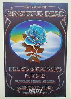 Grateful Dead Blues Brothers New Riders 1978 VINTAGE HANDBILL Mouse / Kelley