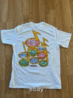 Grateful Dead Huey Lewis Aids Benefit 1989 Original Vintage Concert Shirt NEW