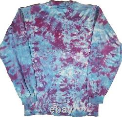 Grateful Dead Long Sleeve T Shirt Tie Dye Skull Bear GDM Size L Vintage 1995