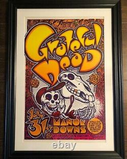 Grateful Dead Manor Downs 1982 Vintage Concert Poster Micael Priest Acid Horse