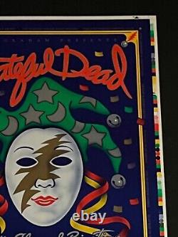 Grateful Dead Mardi Gras 1993 Original Vintage Uncut Concert Poster