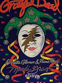 Grateful Dead Mardi Gras 1993 Original Vintage Uncut Concert Poster