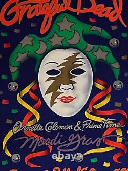 Grateful Dead Mardi Gras 1993 Original Vintage Uncut Concert Poster