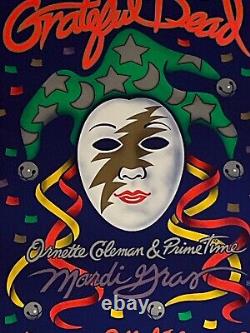 Grateful Dead Mardi Gras 1993 Original Vintage Uncut Concert Poster