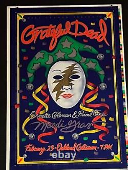 Grateful Dead Mardi Gras 1993 Original Vintage Uncut Concert Poster