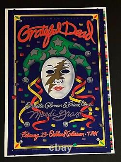 Grateful Dead Mardi Gras 1993 Original Vintage Uncut Concert Poster