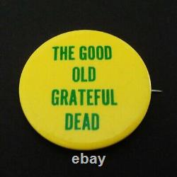 Grateful Dead Pin Vintage 1967 The Good Old GD Pinback Badge Button Janis Joplin