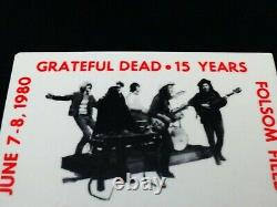 Grateful Dead Pin Vintage 1980 U. Of Colorado Boulder Folsom CU GD 15th! Badge