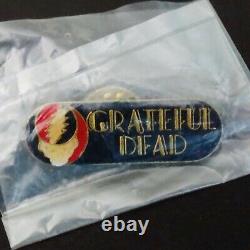 Grateful Dead Pin Vintage 1984 Steal Your Face GD Bar Badge Button 1980's New