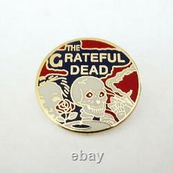 Grateful Dead Pin Vintage Skeletons From The Closet Pinback Badge JVH Art 1970's