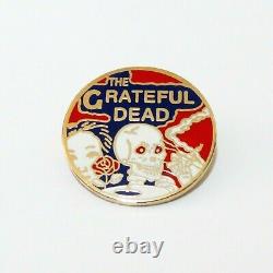 Grateful Dead Pin Vintage Skeletons From The Closet Pinback Badge JVH Art 1970's