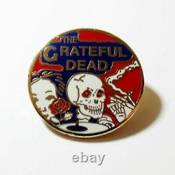 Grateful Dead Pin Vintage Skeletons From The Closet Pinback Badge JVH Art 1970's