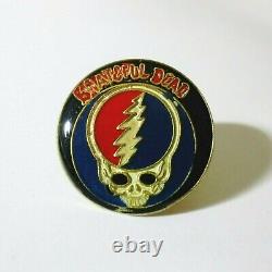 Grateful Dead Pin Vintage Steal Your Face GD Pinback Badge Late 1970's 1980's