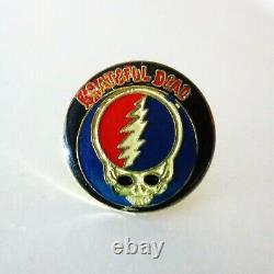 Grateful Dead Pin Vintage Steal Your Face Pinback Badge Button Late 70's 1980s