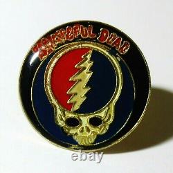 Grateful Dead Pin Vintage Steal Your Face Pinback Badge Button Late 70's 1980s