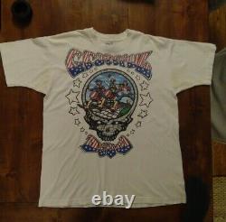Grateful Dead, Revolutionary Dead Tour Vintage T Shirt XL Washington RFK 1993