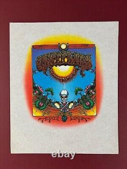 Grateful Dead Rick Griffin Aoxomoxoa print on Felt Rare Vintage art