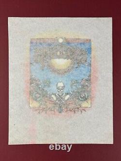 Grateful Dead Rick Griffin Aoxomoxoa print on Felt Rare Vintage art