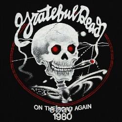 Grateful Dead Shirt T Shirt Vintage 1980 On The Road Again Bertha Smoking L New