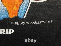 Grateful Dead Shirt T Shirt Vintage 1981 Bertha Europe'72 Mouse Kelley GDP XL