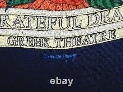 Grateful Dead Shirt T Shirt Vintage 1984 Greek Theatre UC Berkeley Cal CA GDP XL