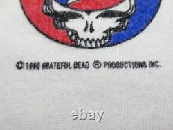 Grateful Dead Shirt T Shirt Vintage 1986 Steal Your Face Staff Polo Collar GDP M