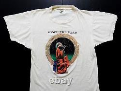 Grateful Dead Shirt T Shirt Vintage 1987 Blues For Allah Fiddler P. Garris GDP L