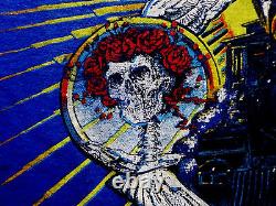 Grateful Dead Shirt T Shirt Vintage 1987 Bob Dylan & The Dead Griffin Train Art