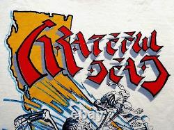 Grateful Dead Shirt T Shirt Vintage 1987 Surf Skeletons Surfing Rick Griffin GDP