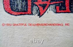 Grateful Dead Shirt T Shirt Vintage 1988 Fall Halloween Grim Reaper MSG JJ GDM L