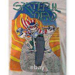 Grateful Dead Shirt T Shirt Vintage 1988 GD Movie Motorcycle Laguna Seca GDM L