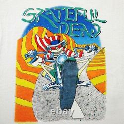 Grateful Dead Shirt T Shirt Vintage 1988 GD Movie Motorcycle Laguna Seca GDM XL