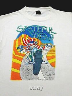 Grateful Dead Shirt T Shirt Vintage 1988 GD Movie Motorcycle Laguna Seca GDM XL