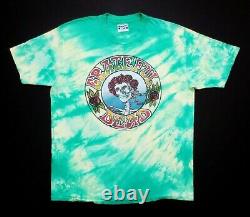 Grateful Dead Shirt T Shirt Vintage 1988 Green Bertha Roses Mouse Kelley GDM XL