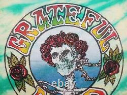 Grateful Dead Shirt T Shirt Vintage 1988 Green Bertha Roses Mouse Kelley GDM XL