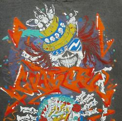 Grateful Dead Shirt T Shirt Vintage 1989 1990 New Years Eve Graffiti Art 25th L