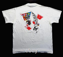 Grateful Dead Shirt T Shirt Vintage 1989 Fall Tour Playing Cards Warlocks GDM XL