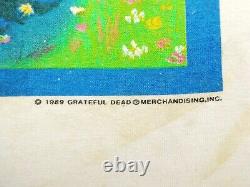 Grateful Dead Shirt T Shirt Vintage 1989 Guitar Snowman Art Spring Tour GDM XL