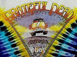 Grateful Dead Shirt T Shirt Vintage 1990 New York City MSG NYC Taxi Distressed L