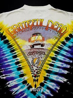 Grateful Dead Shirt T Shirt Vintage 1990 New York City Taxi MSG'90 NYC NY GDM L