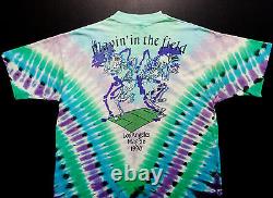 Grateful Dead Shirt T Shirt Vintage 1990 Soccer Cycling Los Angeles LA CA GDM XL