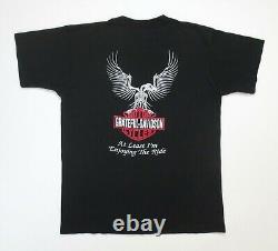 Grateful Dead Shirt T Shirt Vintage 1991 Motorcycle Harley Davidson HD Black L