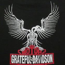 Grateful Dead Shirt T Shirt Vintage 1991 Motorcycle Harley Davidson HD Black L