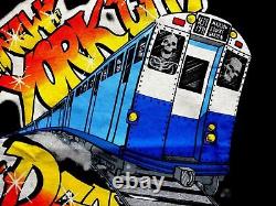Grateful Dead Shirt T Shirt Vintage 1991 New York City MSG Graffiti Paint XL New