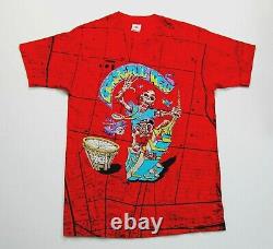 Grateful Dead Shirt T Shirt Vintage 1991 New York City MSG King Kong Map L New