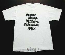 Grateful Dead Shirt T Shirt Vintage 1992 Lithuania Basketball Olympics NBA L