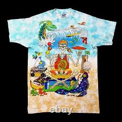 Grateful Dead Shirt T Shirt Vintage 1992 Ocean Beach Surf Skeleton Joey Mars L