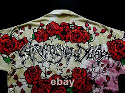 Grateful Dead Shirt T Shirt Vintage 1992 Roses Bertha Skeleton Tie Dye GDM XL